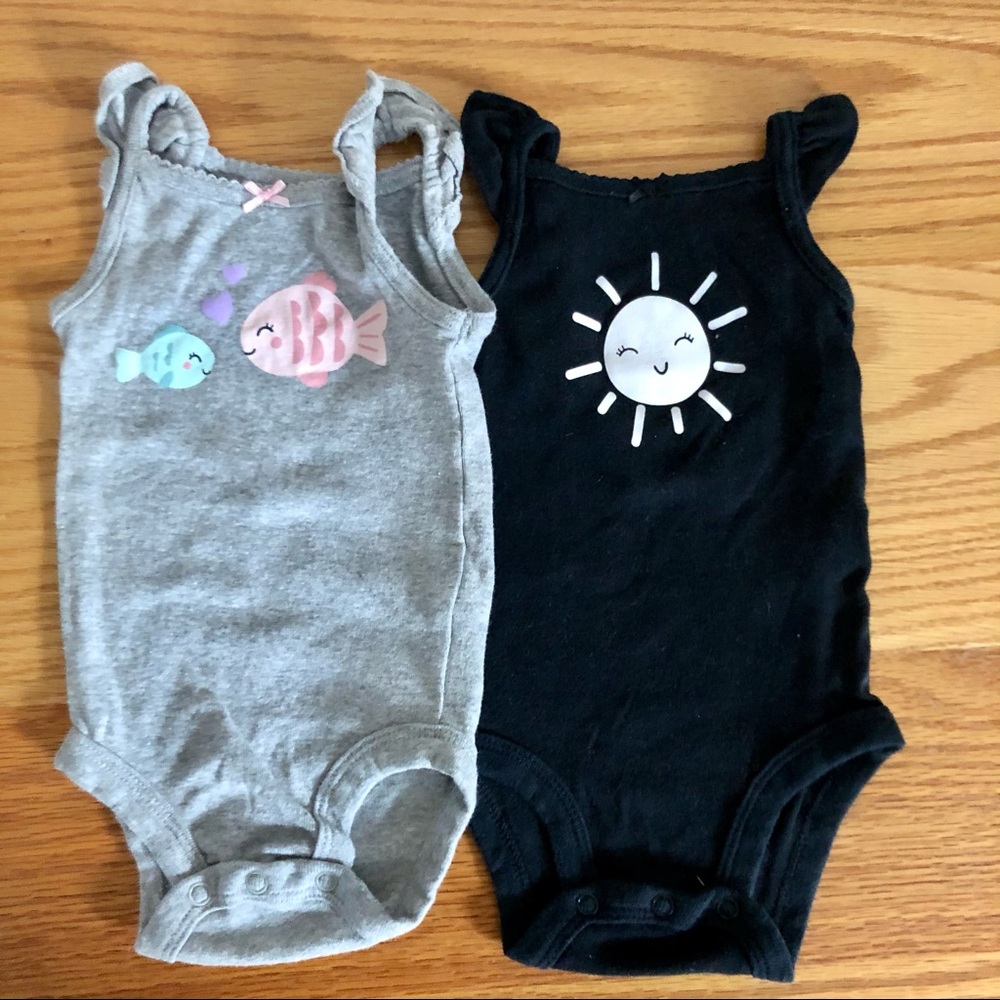 2 Carter’s Summer Tank Top Onesies